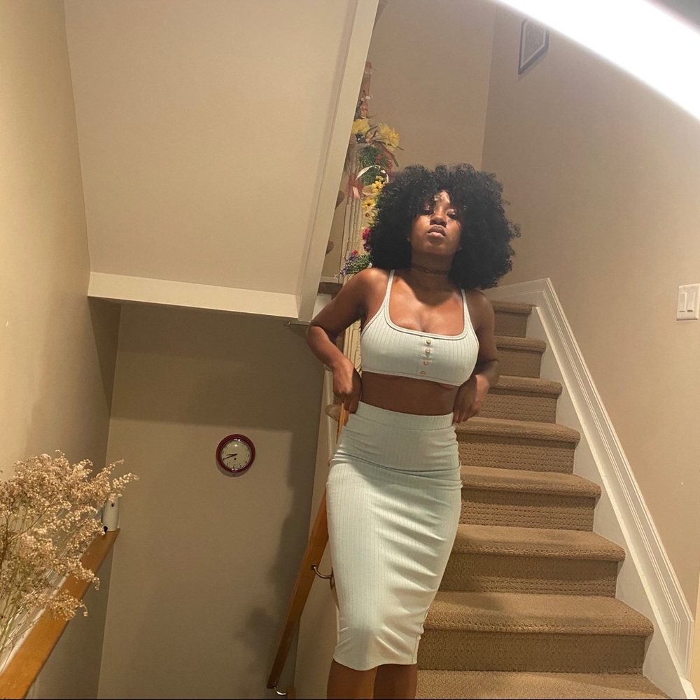 COPY - Rebellious fashion Mint skirt set size M